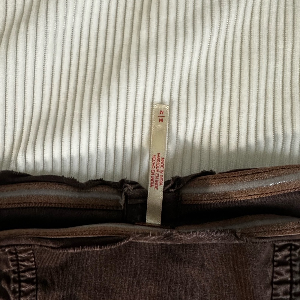 Free People Brown Strapless Corset-Style Tube Top - Picture 3 of 3